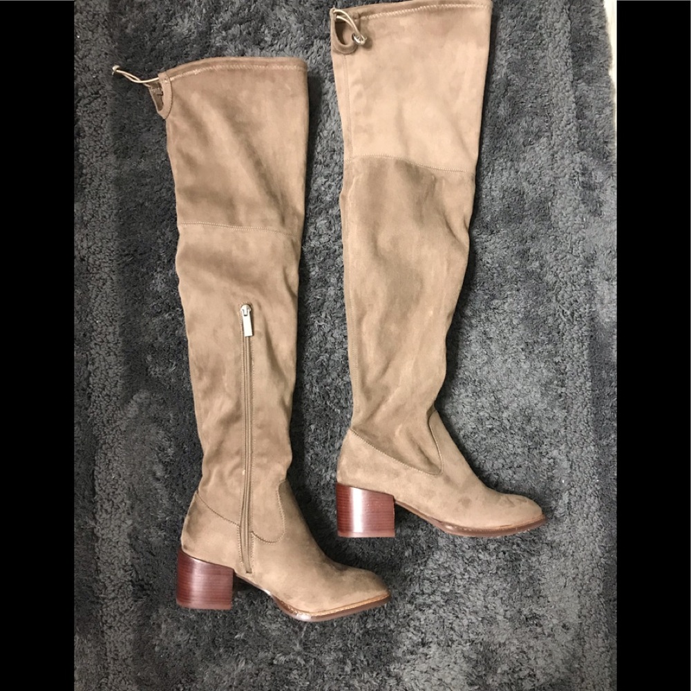 Brand new BCBG suede Over the Knee Boots